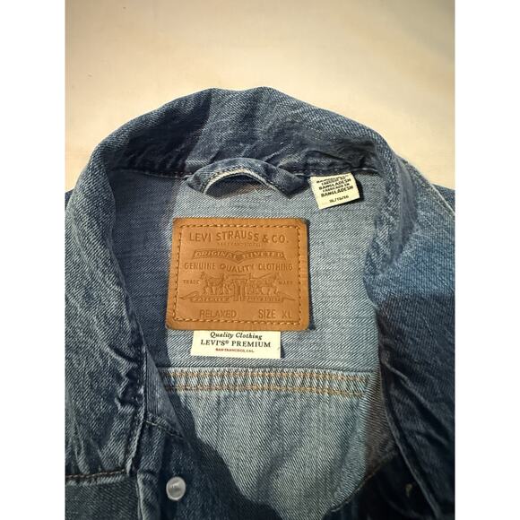 Levi’s Type 2 Selvedge Denim Jacket LVC Size XL Moto, Retro Preppy Classic - Picture 7 of 13